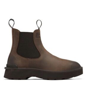 NWT Sorel Hi-Line Chelsea Boots in Tobacco / Blackened Brown